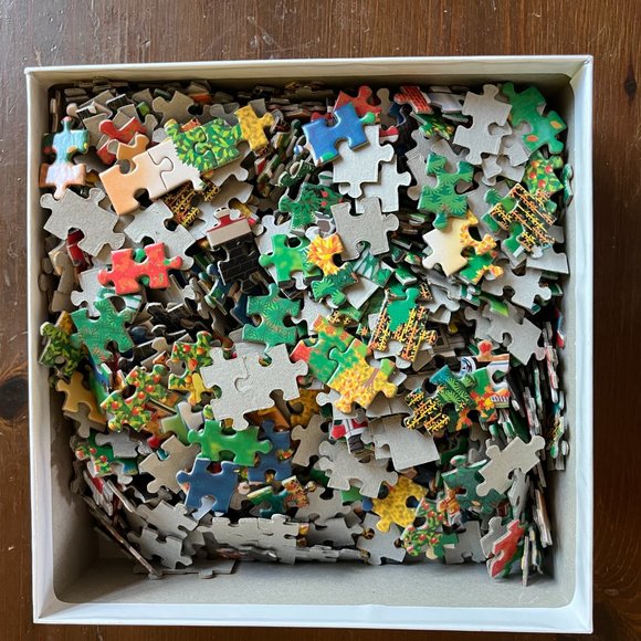 Home Country Apple Pond Farm Fall 1000 piece puzzle - Picture 4 of 4